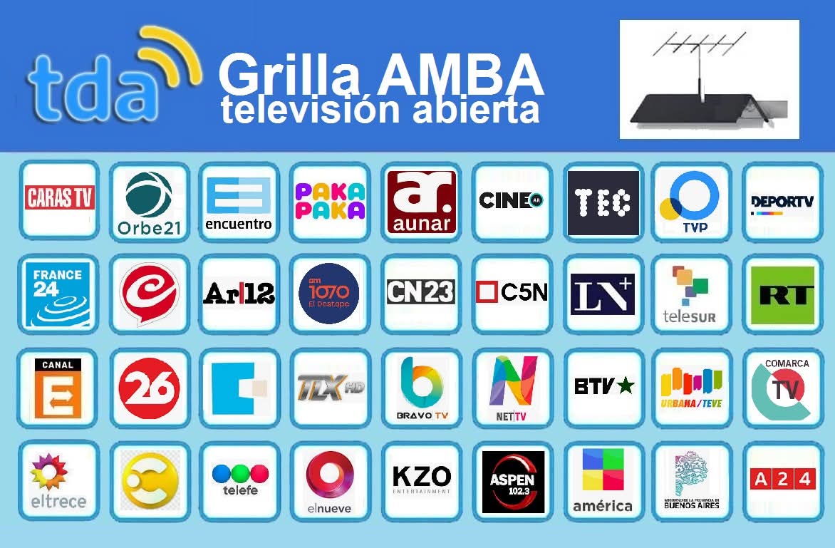 Grilla de Canales TDA AMBA
